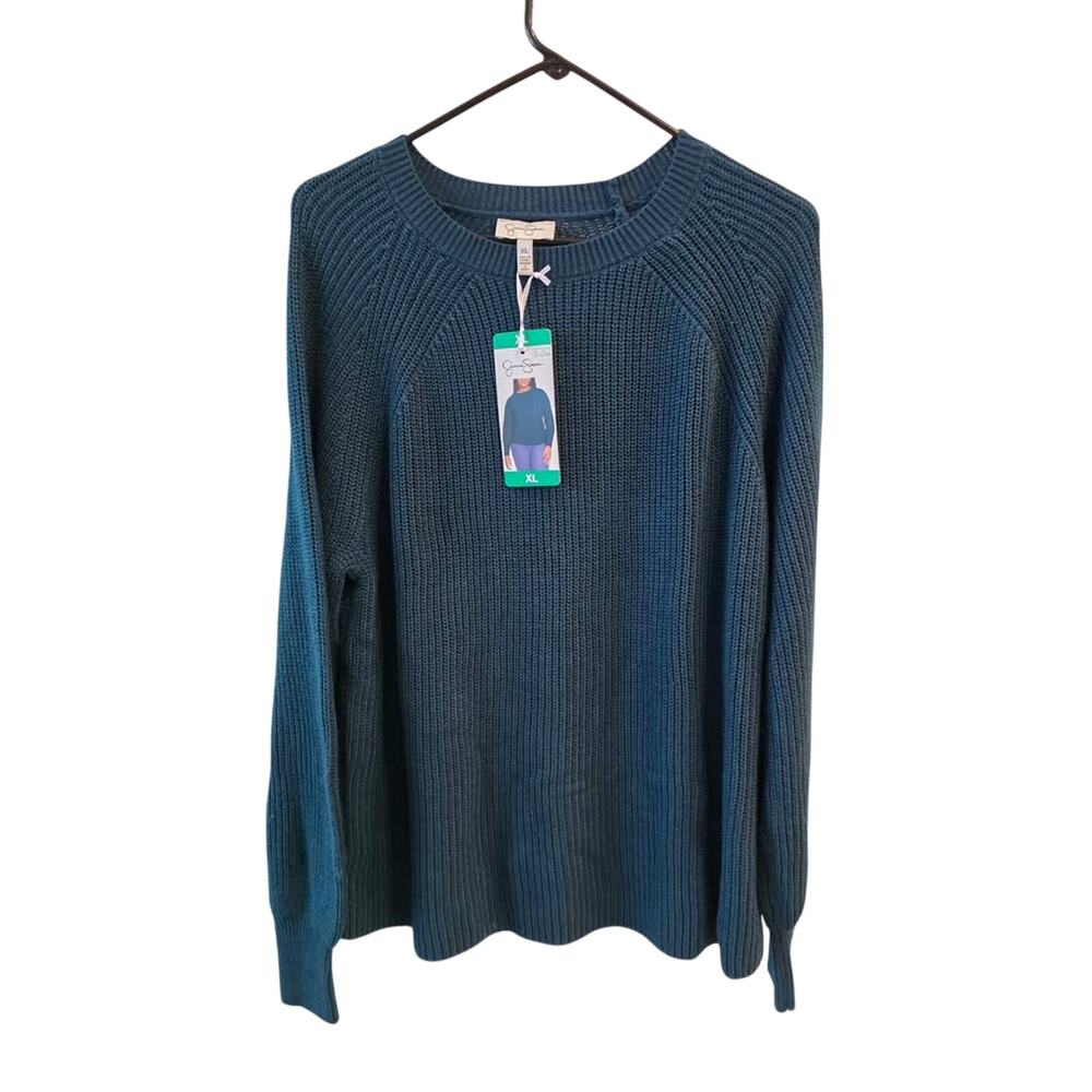 NWT Jessica Simpson Knit Women's Sweater -Size XL - Green